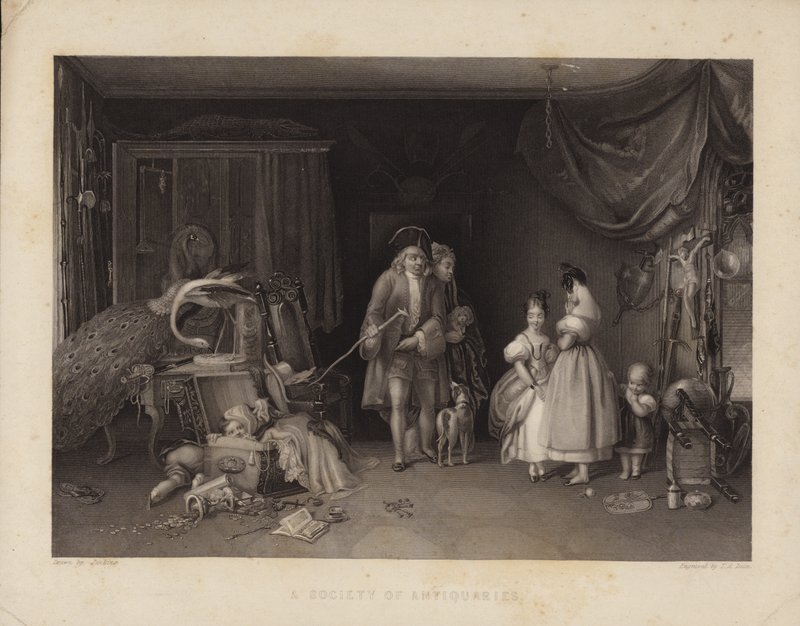 Eine Gesellschaft von Antiquaren von English School