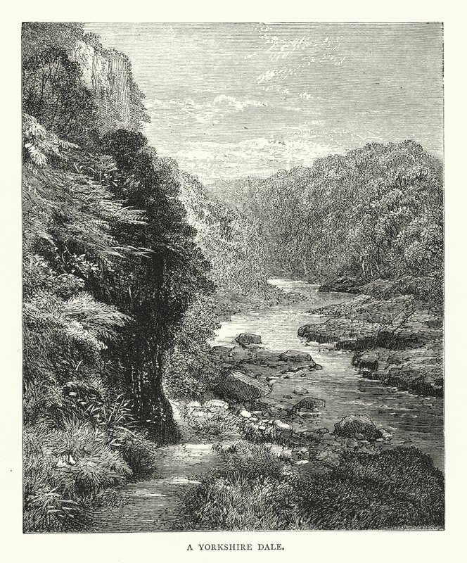 Ein Yorkshire-Tal von English School