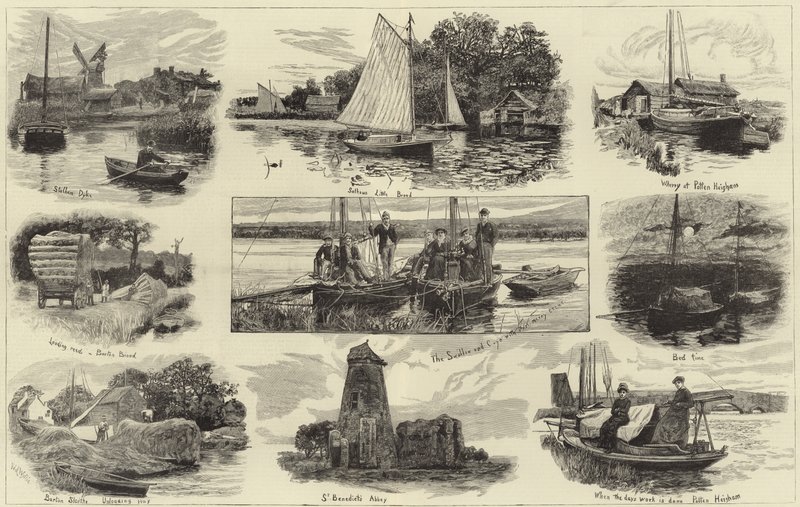Eine Kreuzfahrt auf den Norfolk Broads von English School