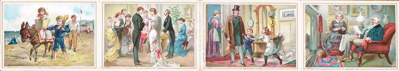 Das Leben eines Mannes, Kindheit, Ehe, Vaterschaft, Ruhestand von English School