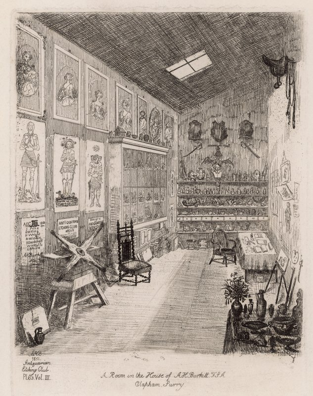 Ein Zimmer im Haus von A H Burkitt, Clapham, Surrey von English School
