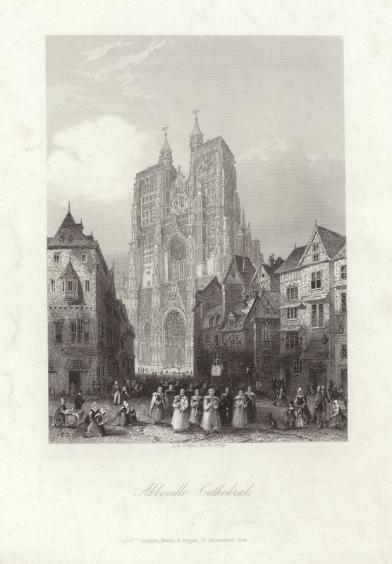 Kathedrale von Abbeville von English School