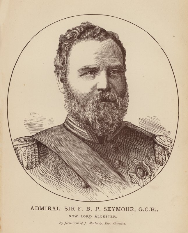 Admiral Sir F B P Seymour, GCB, jetzt Lord Alcester von English School
