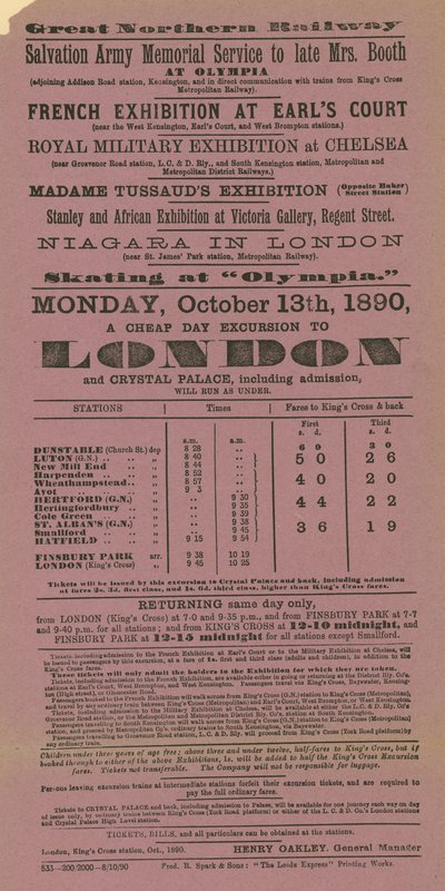 Werbung für günstige Tagesausflüge nach London von English School