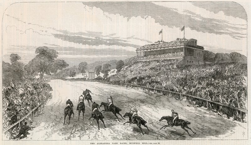 Alexandra Park Rennen, Muswell Hill von English School