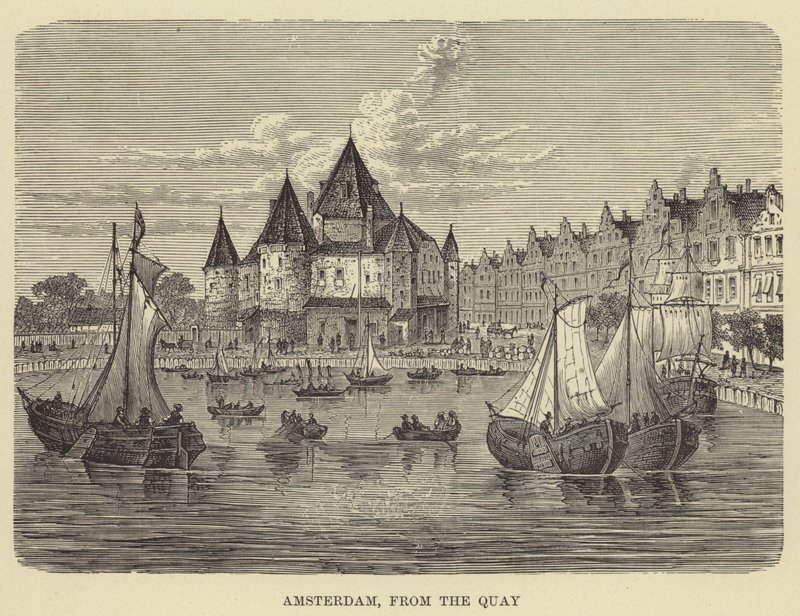 Amsterdam, vom Kai aus von English School