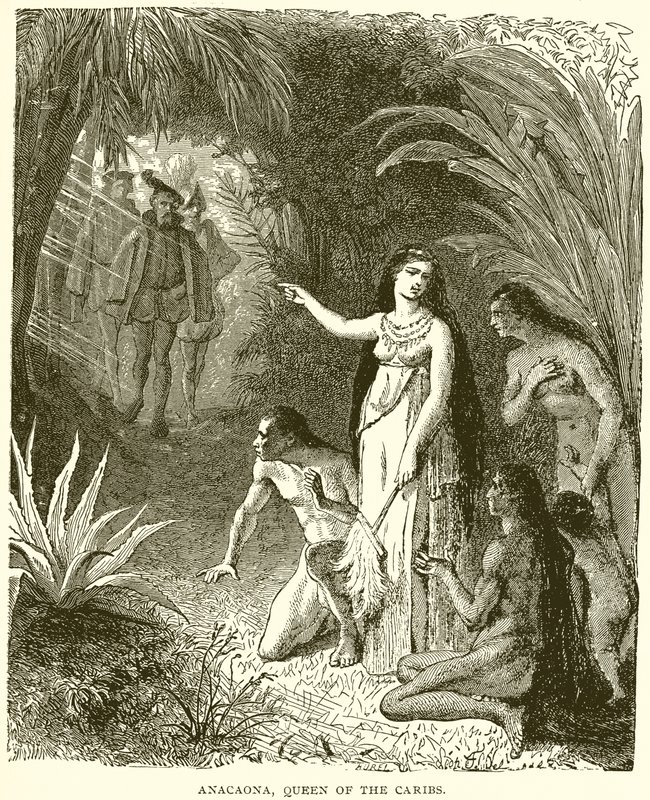 Anacaona, Königin der Kariben von English School
