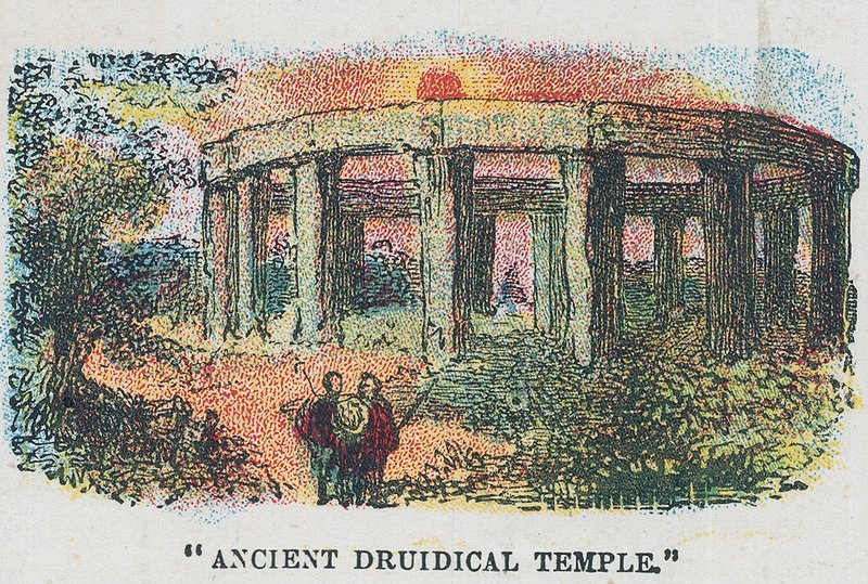 Altes druidisches Tempel von English School