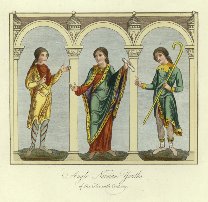 Anglo-normannische Jugendliche des 11. Jahrhunderts von English School