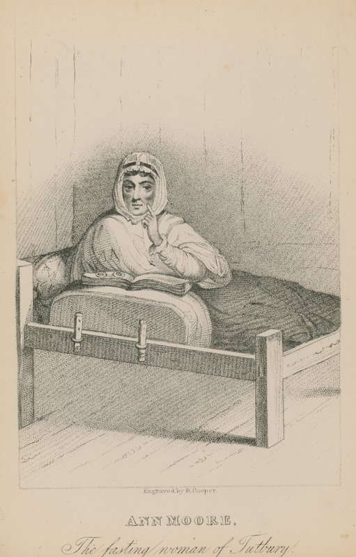 Ann Moore, die fastende Frau von Tutbury von English School