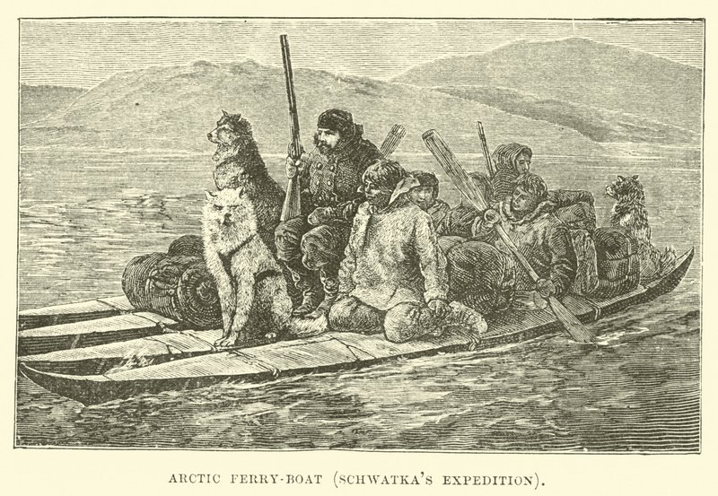 Arktisches Fährboot, Schwatkas Expedition von English School