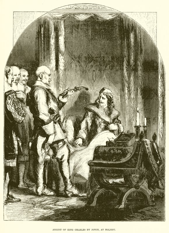 Verhaftung von König Charles durch Joyce in Holmby von English School