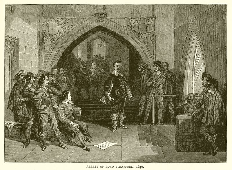 Verhaftung von Lord Strafford, 1640 von English School