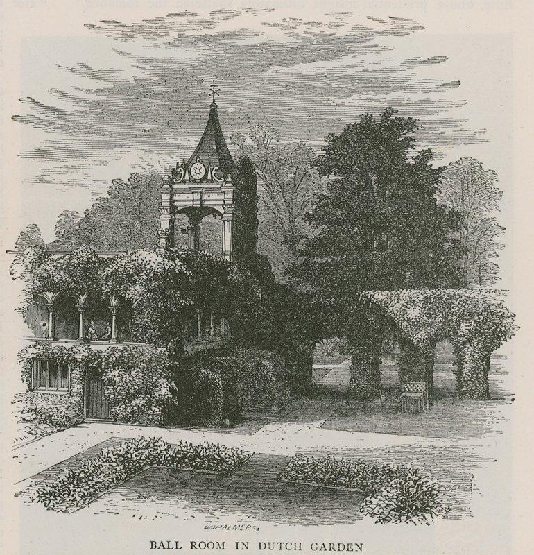 Ballsaal im holländischen Garten, Holland House von English School