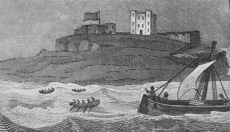 Bamborough Castle von English School
