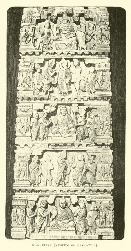 Basrelief, Museum von Peshawur von English School