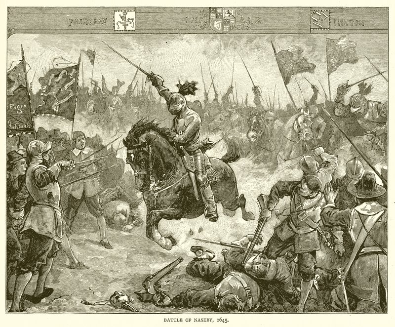 Schlacht bei Naseby, 1645 von English School