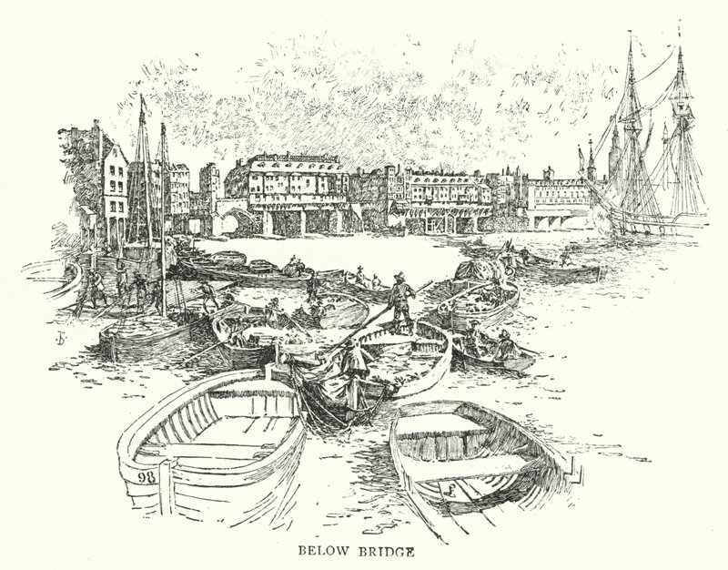Unter der Brücke (Stich) von English School