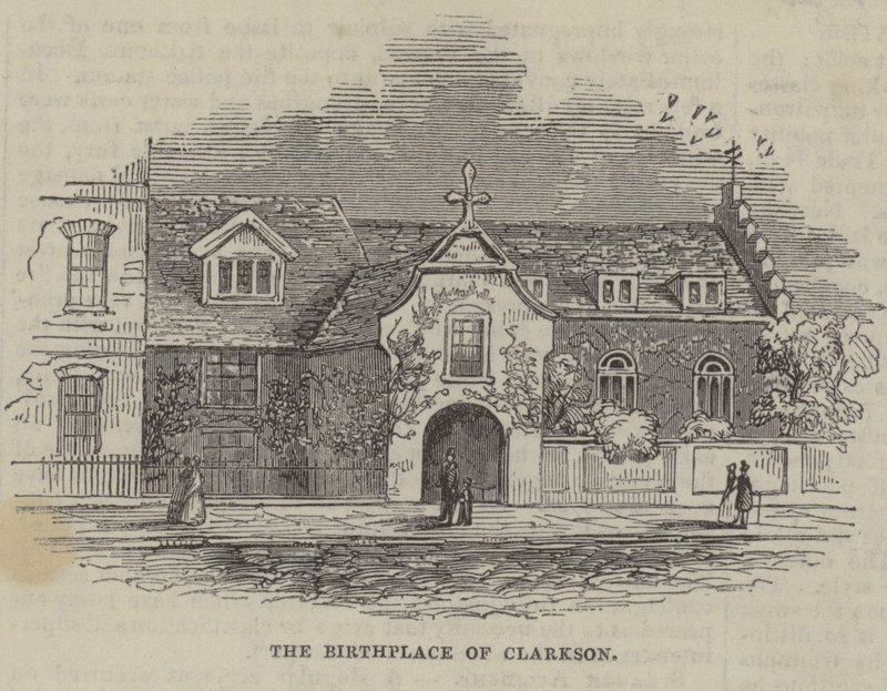 Geburtsort von Thomas Clarkson, dem Anti-Sklaverei-Kämpfer von English School