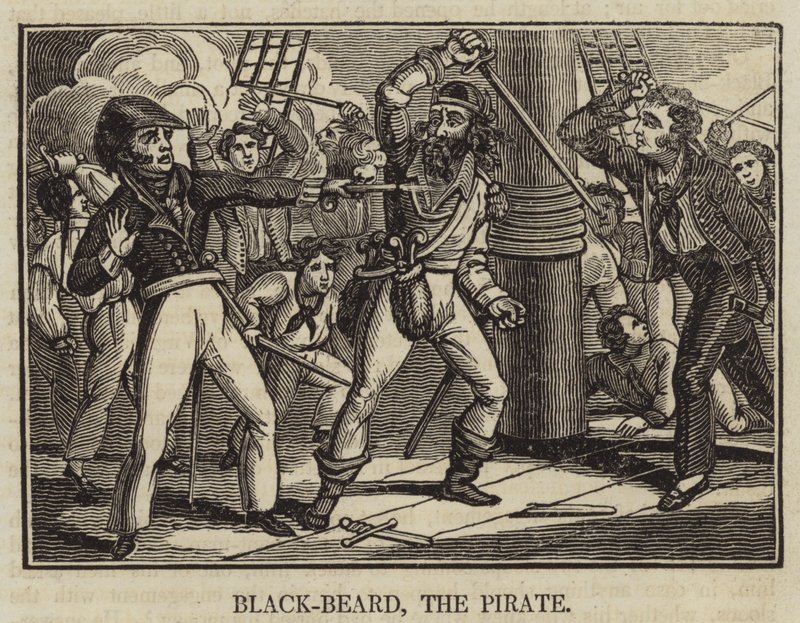 Blackbeard, der Pirat von English School