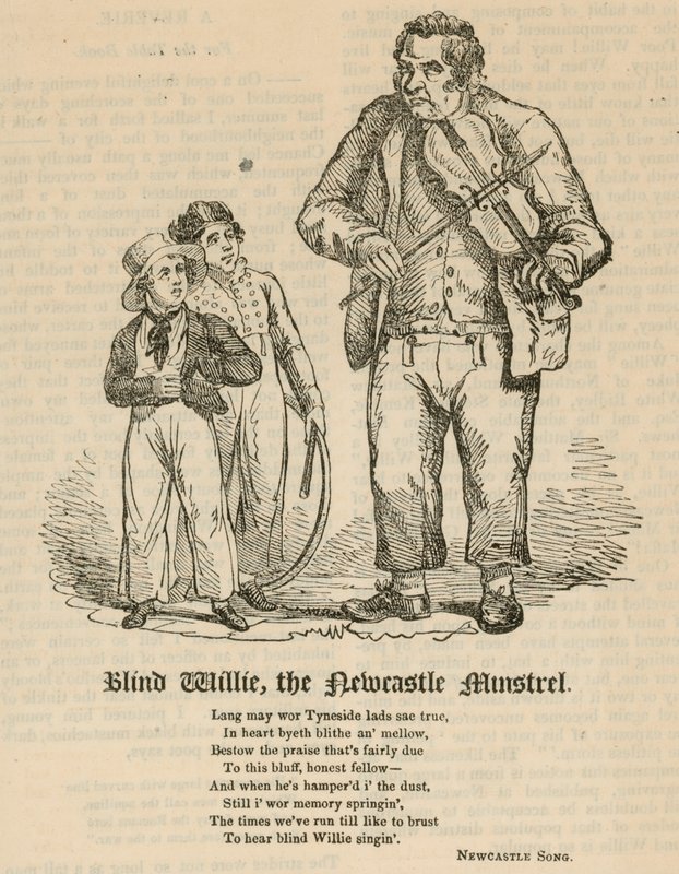 Blinder Willie, der Newcastle Minnesänger von English School