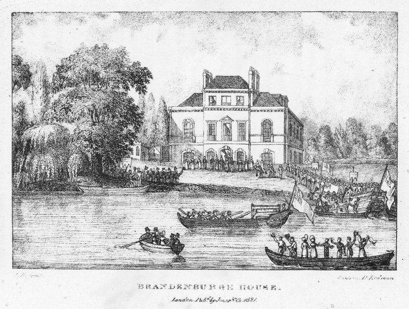 Brandenburgh House, London von English School