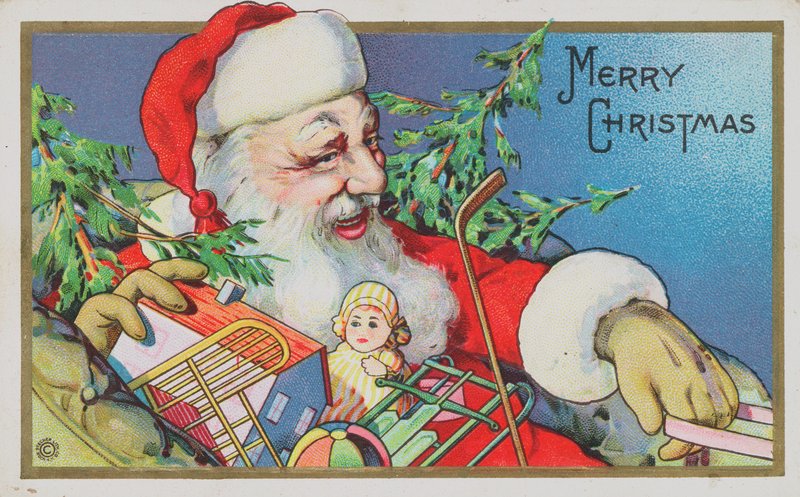 Britische Weihnachtskarten von English School
