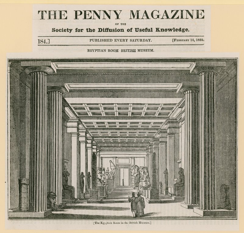 British Museum, ägyptischer Raum von English School