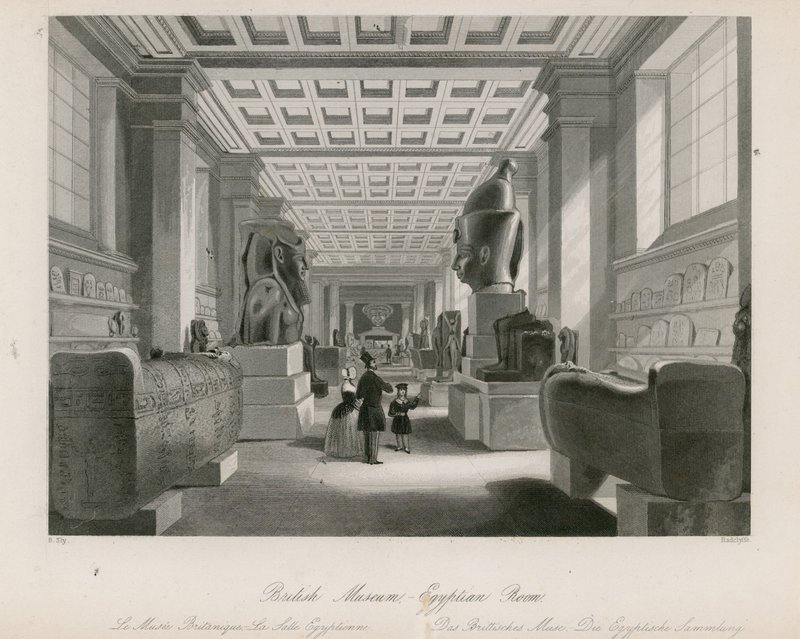 British Museum, ägyptischer Raum von English School
