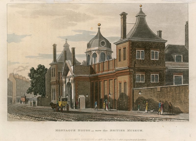 British Museum im Montague House von English School