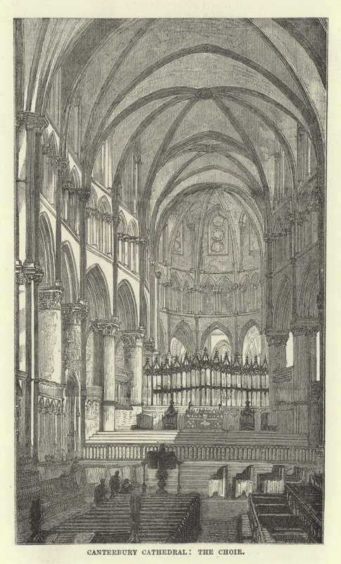 Canterbury Kathedrale, der Chor von English School