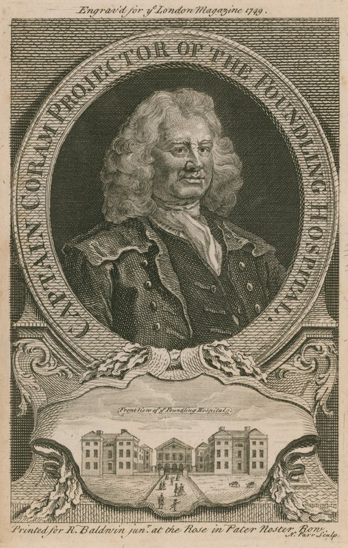 Kapitän Coram, Initiator des Findelhauses von English School