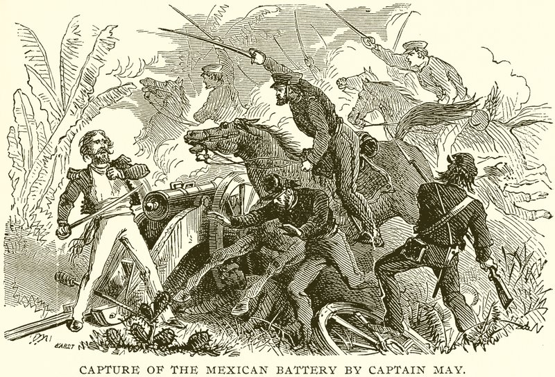 Eroberung der mexikanischen Batterie durch Captain May von English School