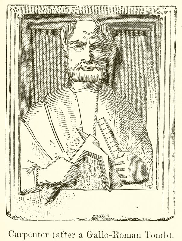 Zimmermann (nach einem gallo-römischen Grab) von English School