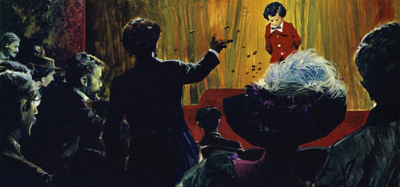 Charlie Chaplin trat im Alter von fünf Jahren auf der Bühne auf von English School