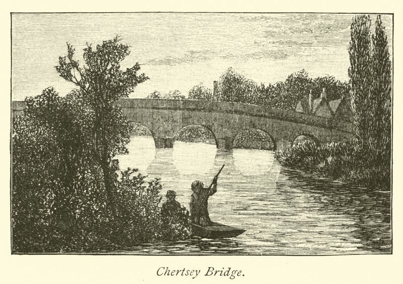 Chertsey-Brücke von English School