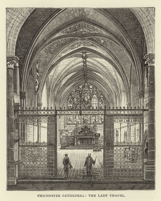 Chichester Kathedrale, die Marienkapelle von English School