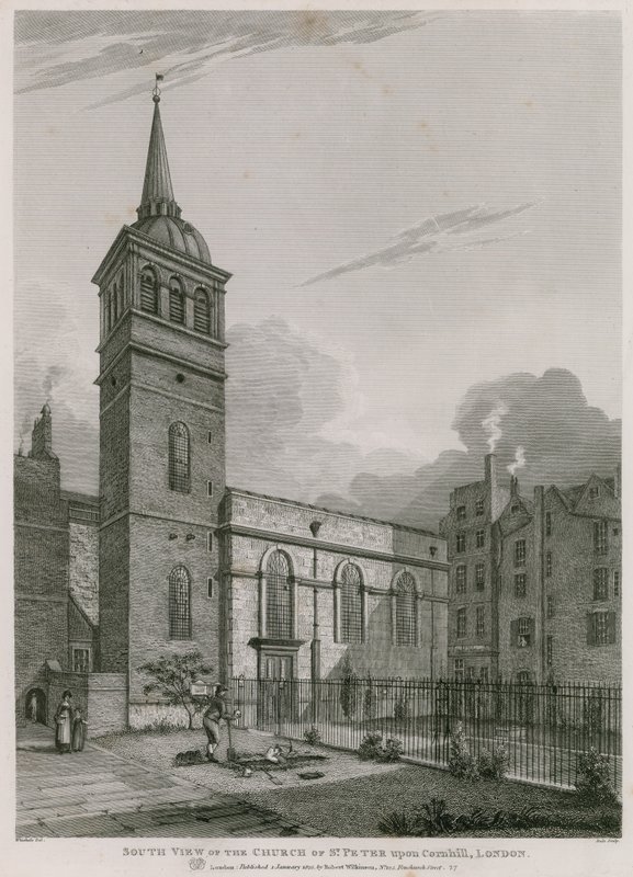 Kirche St. Peter upon Cornhill, London von English School