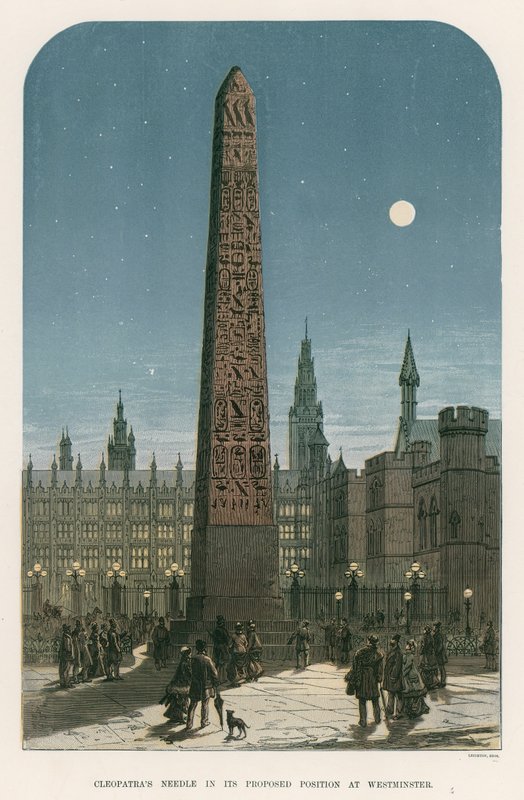 Cleopatras Nadel, vorgeschlagene Position in Westminster von English School