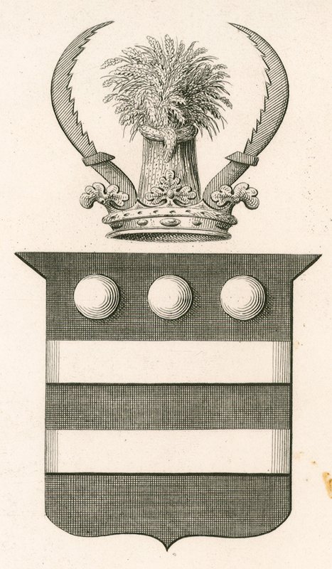 Wappen von Sir Edward Hungerford von English School
