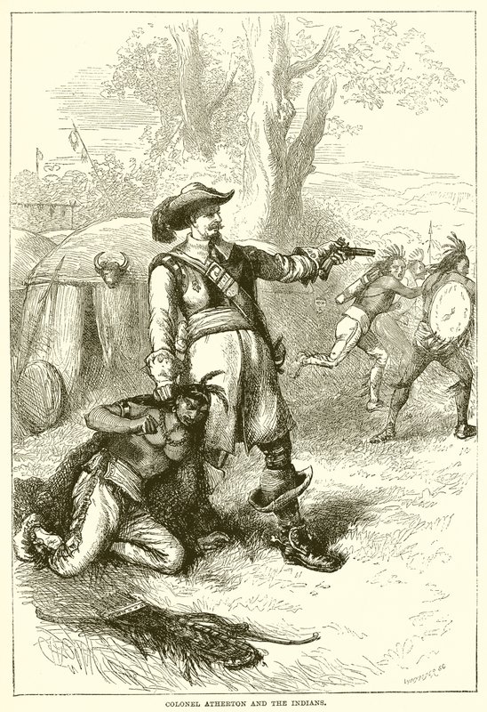 Colonel Atherton und die Indianer von English School