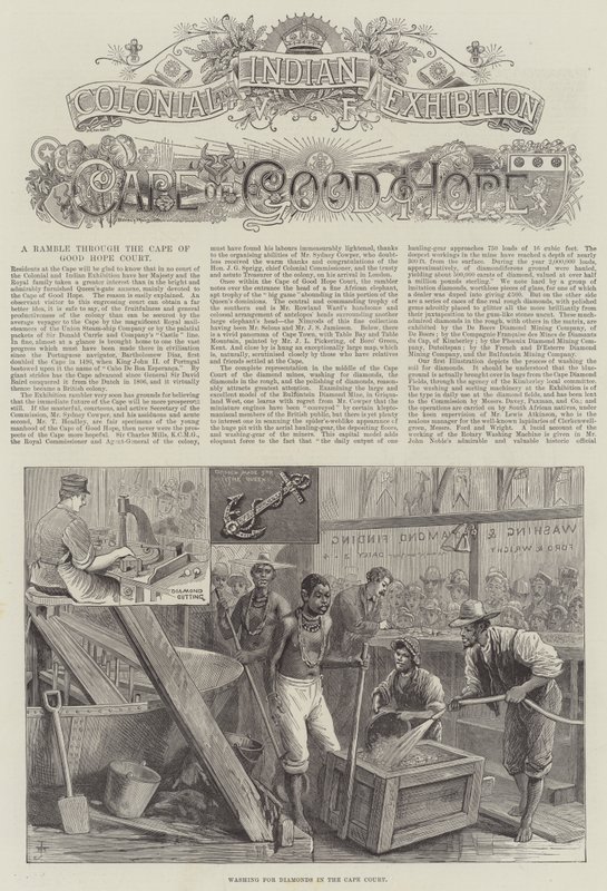 Kolonial- und Indische Ausstellung, Kap der Guten Hoffnung (Gravur) von English School