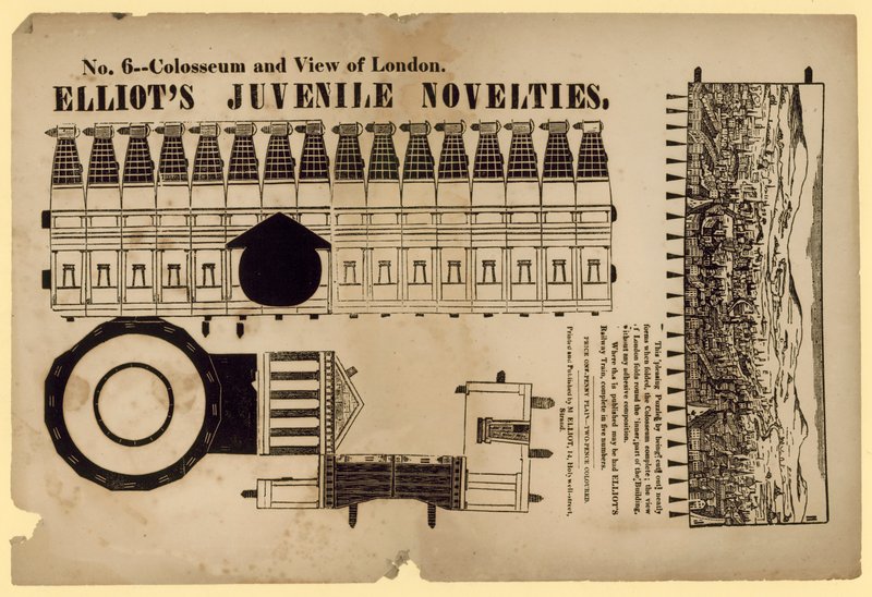 Kolosseum und Blick auf London von English School