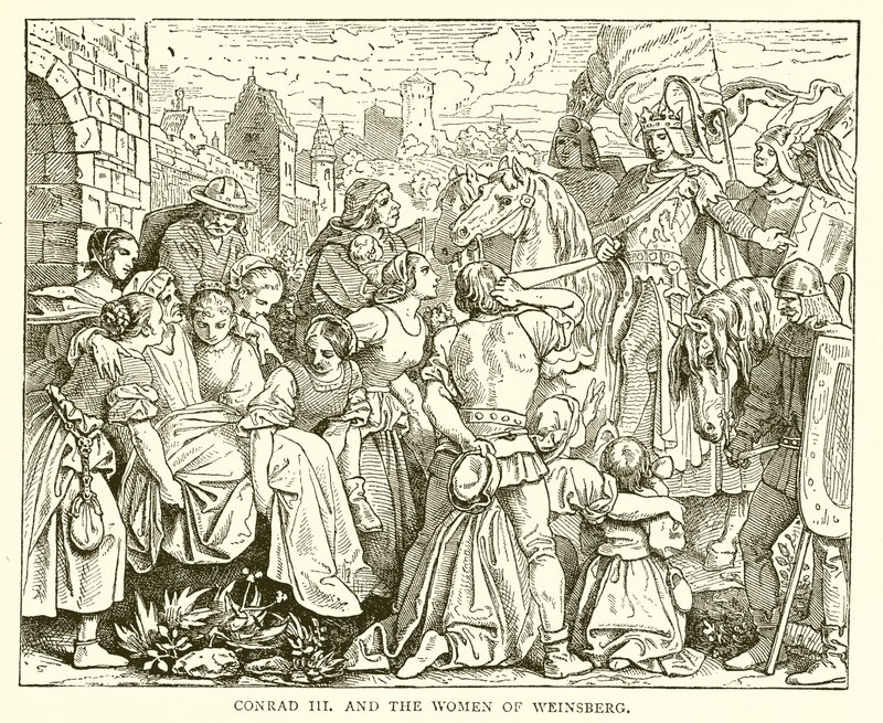 Konrad III. und die Frauen von Weinsberg von English School