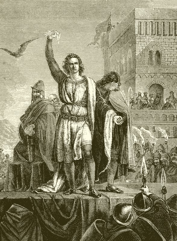 Konradin auf dem Schafott in Neapel von English School