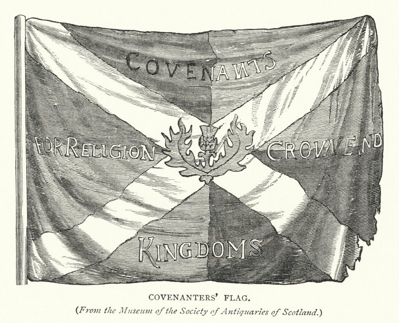 Flagge der Covenanters von English School