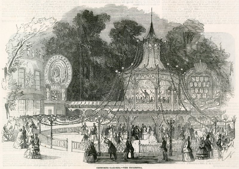 Cremorne Gardens, London: Das Orchester von English School