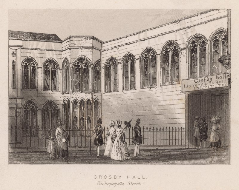 Crosby Hall, Bishopsgate Street, London von English School