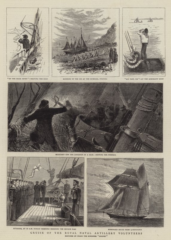 Kreuzfahrt der königlichen Marineartillerie-Freiwilligen von English School
