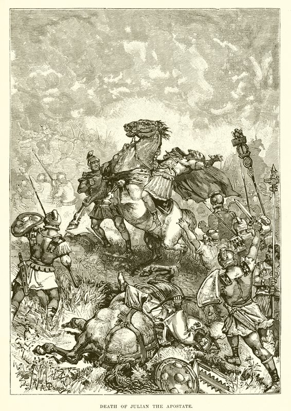 Tod des Julian der Abtrünnige von English School